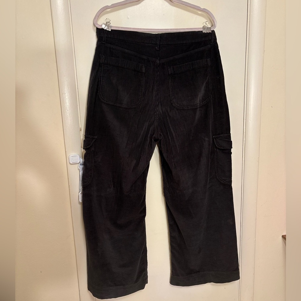 American Eagle Curvy Super High Rise Baggy Wide Leg corduroy pants - Picture 2 of 6